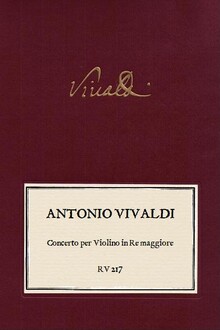 VIVALDI. RV 217 Concerto per Violino in Re maggiore