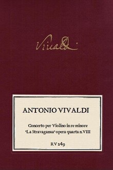 VIVALDI. RV 249 Concerto per Violino in re minore 