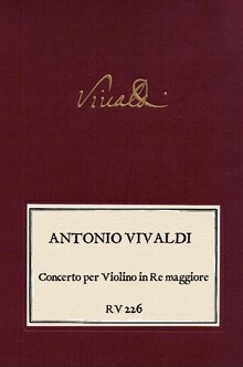 VIVALDI. RV 226 Concerto per Violino in Re maggiore
