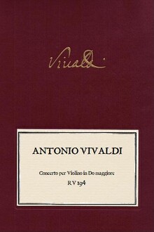 VIVALDI. RV 194 Concerto per Violino in Do maggiore